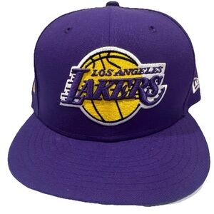 Los Angeles Lakers Basketball Purple Cap 9Fifty Kobe and Labrons Logo Mens OSFA